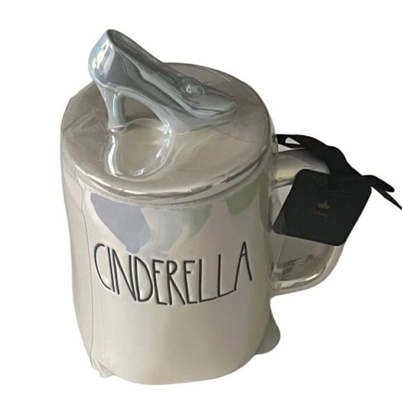 Rae Dunn Other - Rae Dunn Artisan Collection Cinderella Disney Princes Luster Mug w/ Top NWT